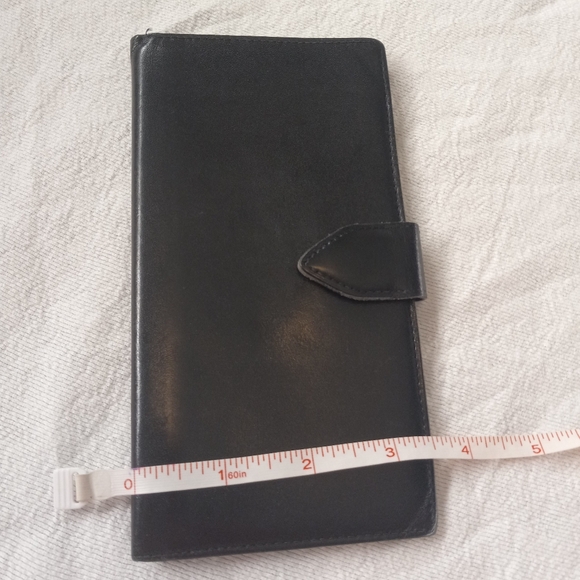 EUC Vintage Italian Leather Burgdorf Goodman  wallet checkbook holder Italy - Picture 8 of 9